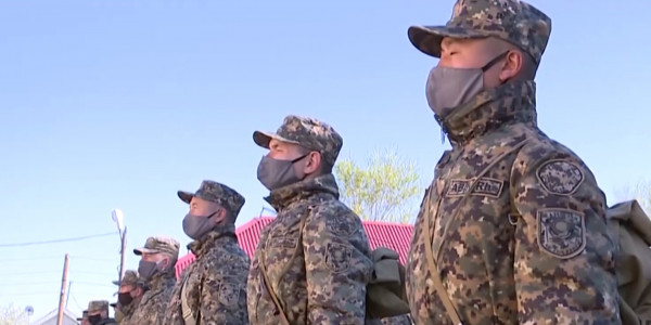 Ұлттық ұлан сарбаздары марапатталды