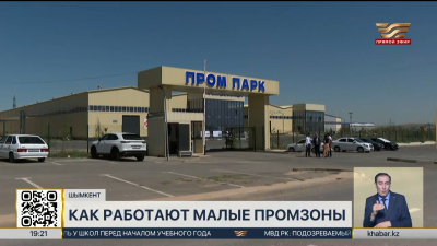 Малые промышленные зоны создают в Шымкенте