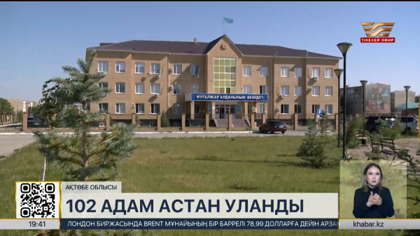Ақтөбе облысында 102 адам астан уланды