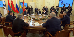 Н. Назарбаев принял участие в заседании Высшего Евразийского экономического совета