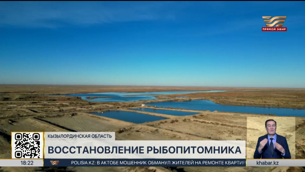 Рыбопитомник восстановили в Кызылординской области