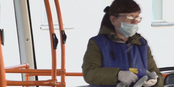 Самый большой трамвайный парк страны работает в прежнем режиме