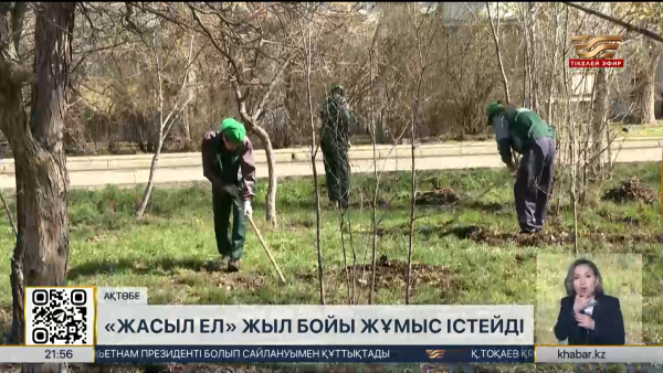 Ақтөбенің «Жасыл ел» жасақтары жыл бойы еңбек ететін болды