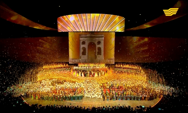 Театрализованное шоу «Мәңгілік Ел» посвященное 550-летию Казахского ханства