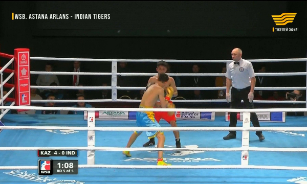 «Astana Arlans - Indian Tigers» всемирная серия бокса