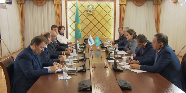 Д.Назарбаева встретилась с Л.Заньера