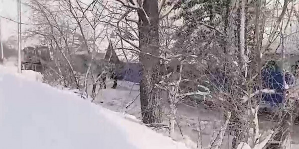 В Риддере из-за подъема воды в реке затопило частный сектор