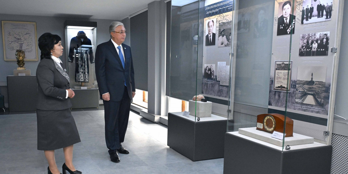 Глава государства посетил мемориальный музей «Алтынемель» имени Шокана Уалиханова