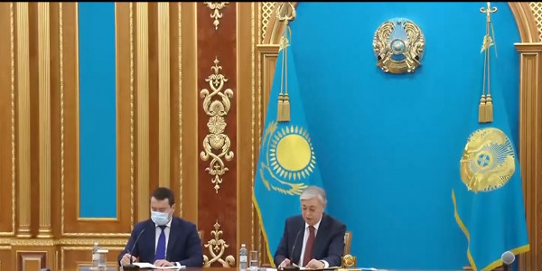 К. Токаев встретился с ведущими казахстанскими предпринимателями