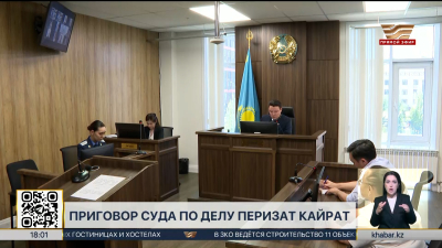Суд приговорил Перизат Кайрат к 10 годам лишения свободы