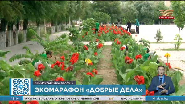 Экомарафон  &laquo;Добрые дела&raquo; стартовал Кызылординской области