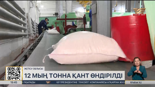 Жетісу облысында 12 мың тоннадан аса қант өндірілді