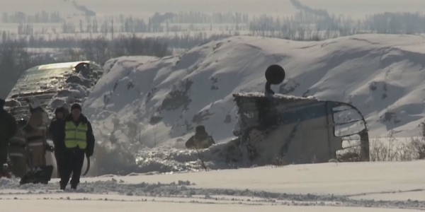 Самолет санавиции загорелся вблизи Усть-Каменогорска