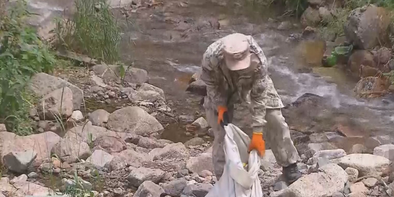 В горах Алматы гости Иле-Алатауского нацпарка оставляют много мусора