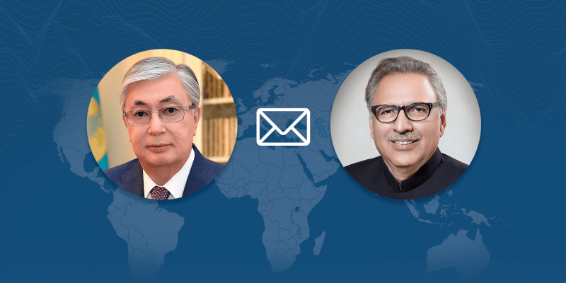 Касым-Жомарт Токаев выразил соболезнования Президенту Пакистана Арифу Алви