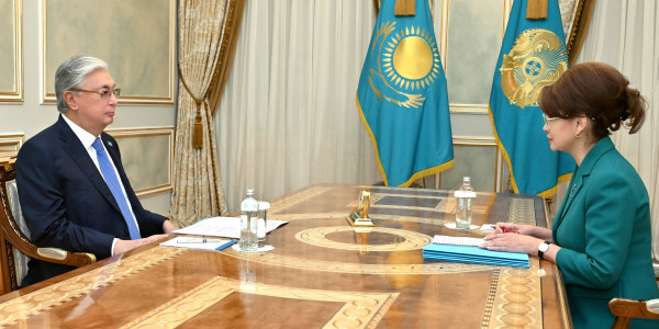 Глава государства принял министра культуры и информации Аиду Балаеву