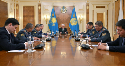 Президент Қорғаныс министрлігінің басшылық құрамымен жиын өткізді