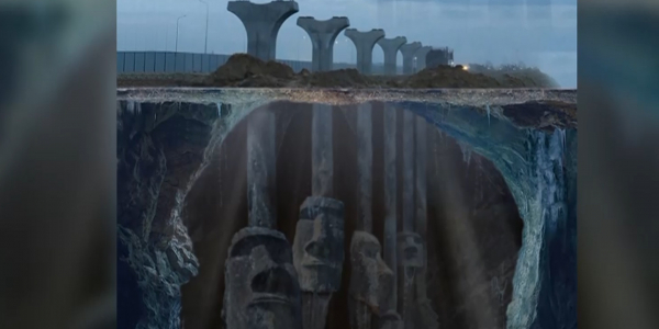 Казахстанский художник создает фантастические иллюстрации столицы