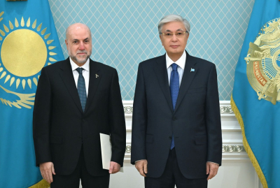 Президент принял Верховного судью Палестины Махмуда аль-Хаббаша