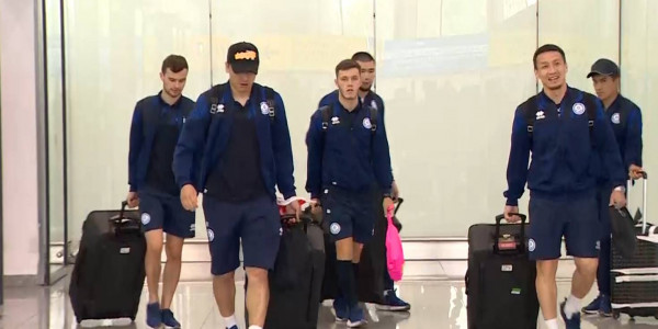 Сборная РК по футболу вернулась домой после сенсационной победы