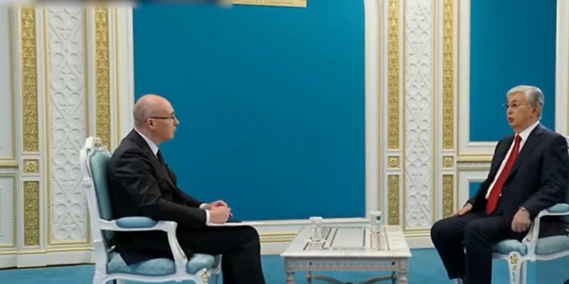 Касым-Жомарт Токаев дал развернутое интервью телеканалу «Россия 24»