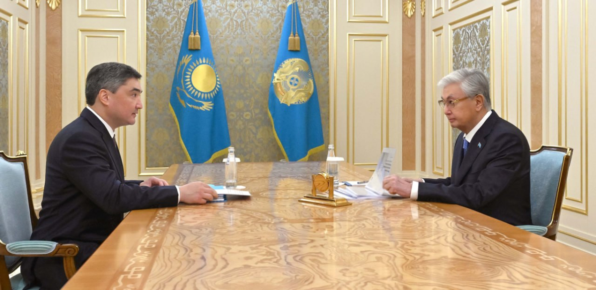 Глава государства принял Премьер-министра Олжаса Бектенова