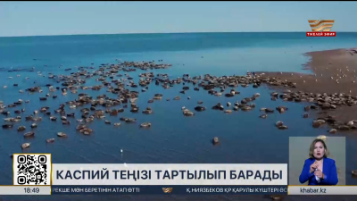 Каспий теңізі тартылып барады