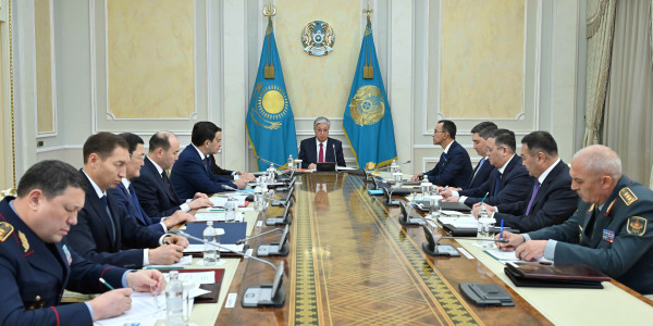 Глава государства провел заседание Совета безопасности