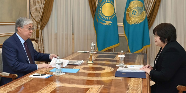 Мемлекет басшысы Эльвира Азимованы қабылдады