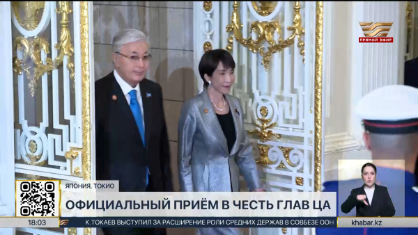 Президент прибыл на официальный прием от имени Премьер-министра Японии