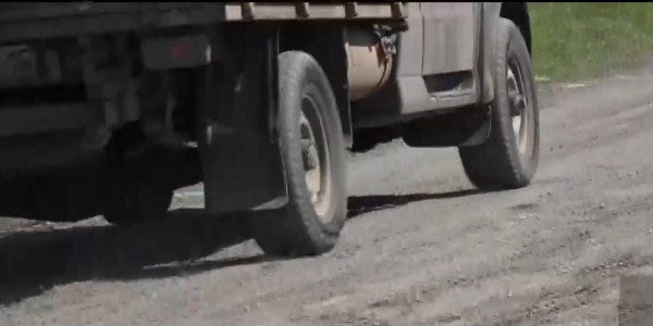 Ремонт дороги под срывом в СКО