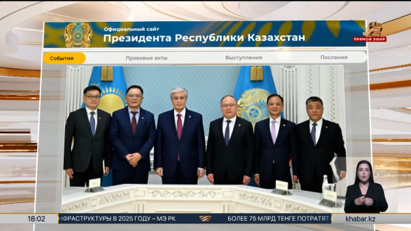 Глава государства принял председателя совета директоров CITIC Group