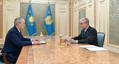 Қасым-Жомарт Тоқаев Қаржылық мониторинг агенттігінің төрағасын қабылдады