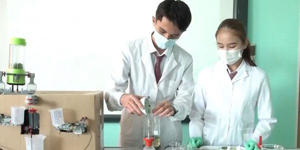 Пакеты из сорняков создали ученики НИШ