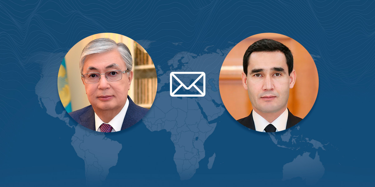 Касым-Жомарт Токаев направил поздравительную телеграмму по случаю Дня независимости Туркменистана