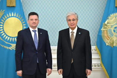 Президент принял председателя правления Евразийского банка развития