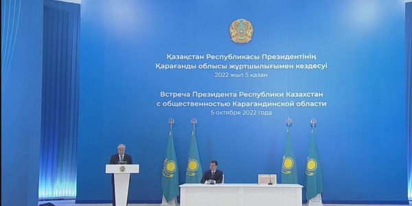 Қ.Тоқаев Қарағанды облысына барды