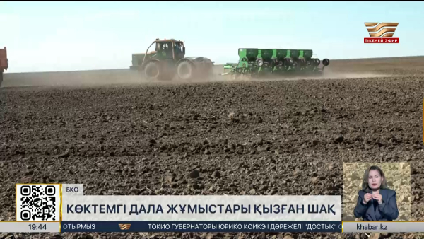 БҚО-да көктемгі дала жұмыстары қарқын алды