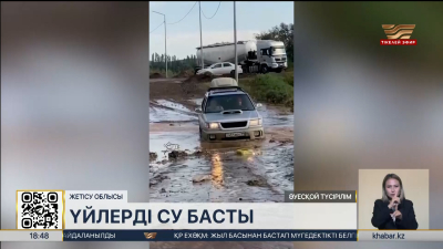 Жетісу облысында үйлерді су басты