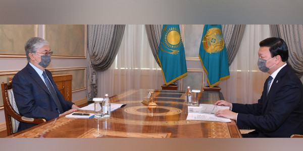 Қ.Тоқаев елдегі эпидемиялық ахуал жайында Денсаулық сақтау министрінің мәліметтерін тыңдады