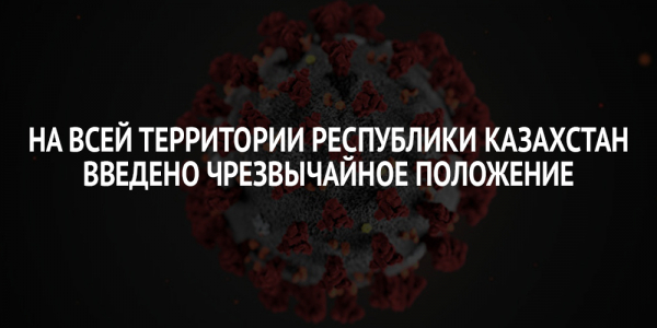 На всей территории Республики Казахстан введено чрезвычайное положение