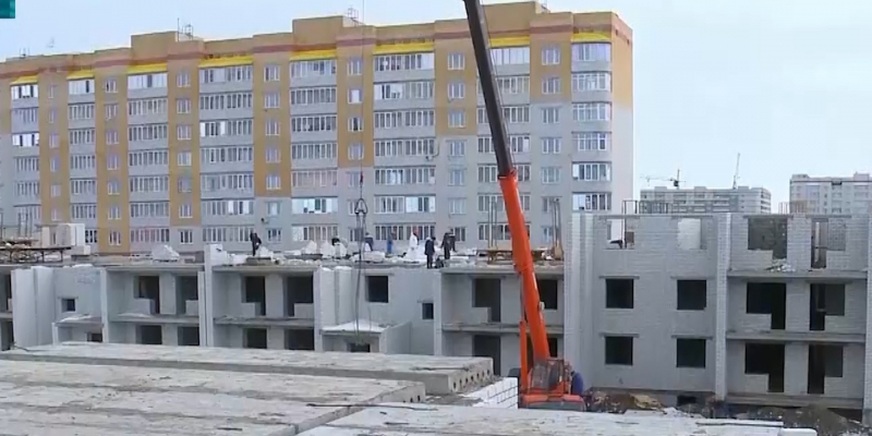 В Уральске сдано в эксплуатацию 450 тысяч квадратных метров жилья