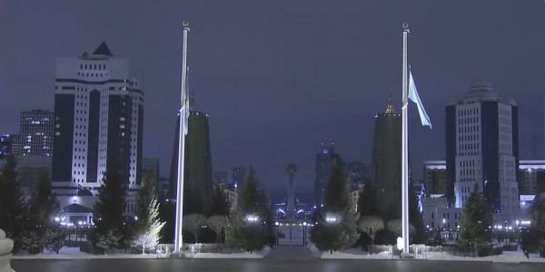 День общенационального траура проходит в Казахстане