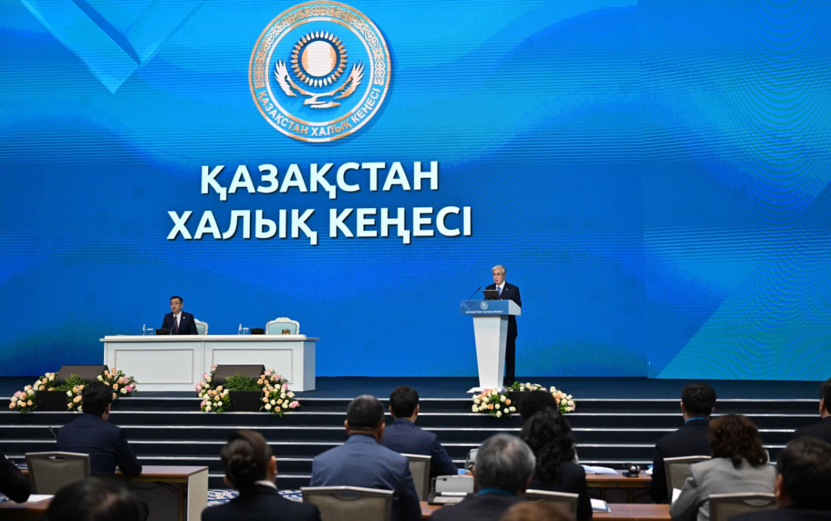 Президент выступил на первой сессии Қазақстан Халық Кеңесі