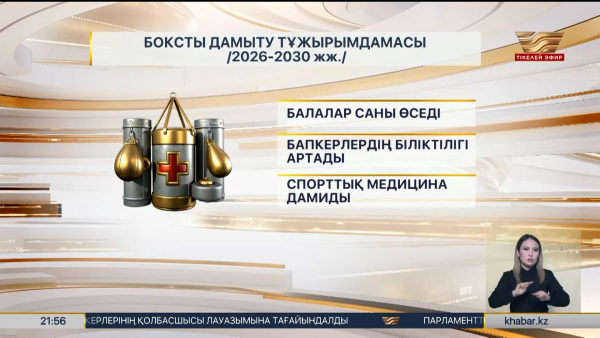 Елде боксты дамытуға бағытталған жаңа тұжырымдама бекітілді