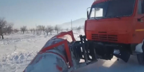 Жетісайды қар басып қалды