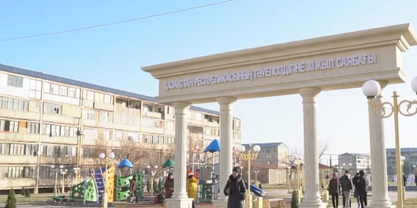 Жамбыл облысында жаңа саябақ пайдалануға берілді