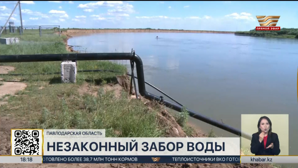 В Экибастузе незаконно орошали более 2000 гектаров сельхозугодий