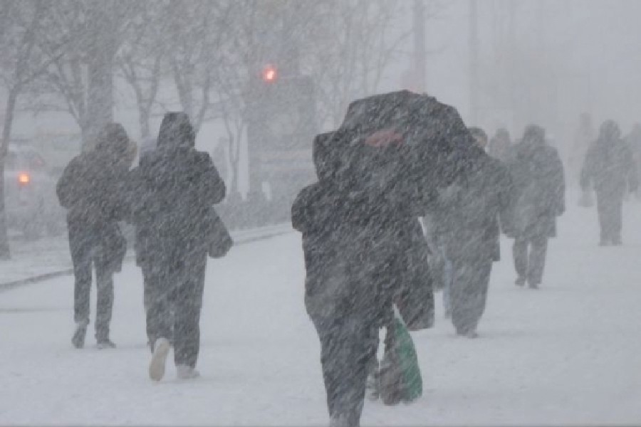 На большей части территории Казахстана сохраняются осадки, преимущественно снег