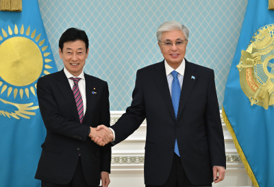 Мемлекет басшысы Жапония Парламентінің Қазақстанмен достық лигасының төрағасын қабылдады